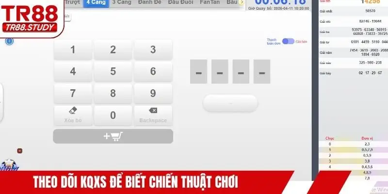 Cập Nhật KQXS Mới Nhất - Theo Dõi Nhanh Kết Quả Xổ Số TR88